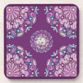 Kardinaal Red Rosace Bier Onderzetter (Voorkant)