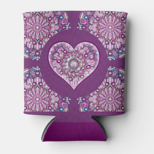 Kardinaal Red Rosace Blikjeskoeler (Voorkant)