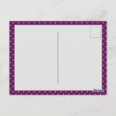 Kardinaal Red Rosace Briefkaart (Achterkant)