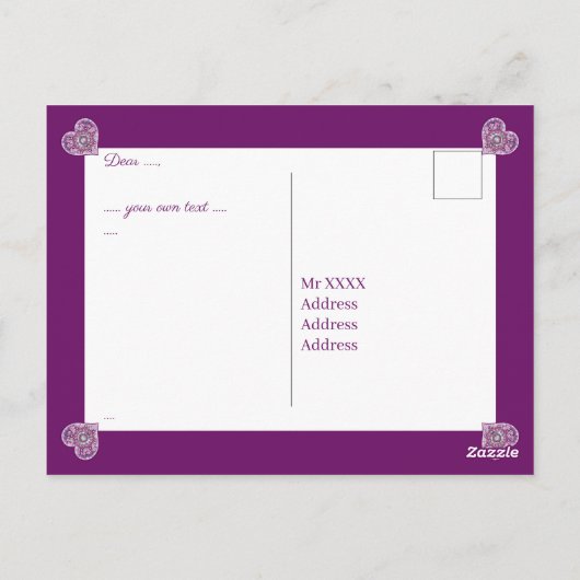 Kardinaal Red Rosace Briefkaart (Achterkant)