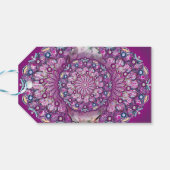 Kardinaal Red Rosace Cadeaulabel (Achterkant Horizontaal)