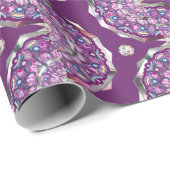 Kardinaal Red Rosace Cadeaupapier (Rol Hoek)