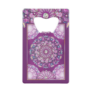 Kardinaal Red Rosace Creditkaart Flessenopener