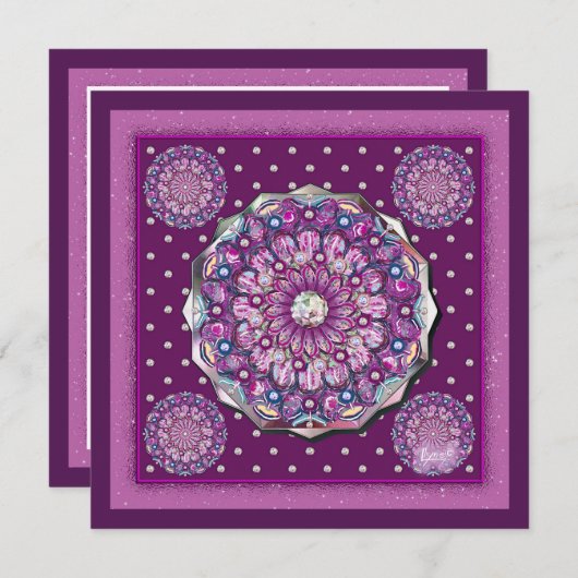 Kardinaal Red Rosace Feestdagenkaart (Voorkant / Achterkant)