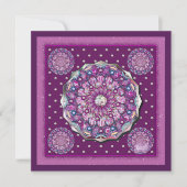 Kardinaal Red Rosace Feestdagenkaart (Voorkant)