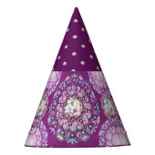 Kardinaal Red Rosace Feesthoedjes (Voorkant)