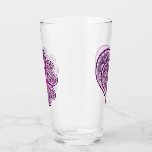 Kardinaal Red Rosace Glas (Rechts)