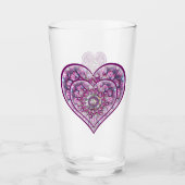 Kardinaal Red Rosace Glas (Voorkant)