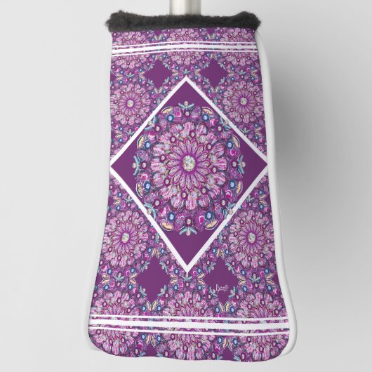 Kardinaal Red Rosace Golfheadcover (Draai 90)