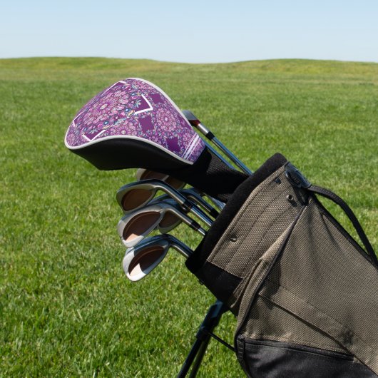 Kardinaal Red Rosace Golfheadcover (Insitu)