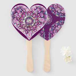 Kardinaal Red Rosace Handwaaier