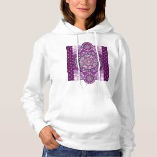 Kardinaal Red Rosace Hoodie