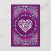 Kardinaal Red Rosace Informatiekaartje (Voorkant)