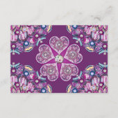 Kardinaal Red Rosace Informatiekaartje (Voorkant)