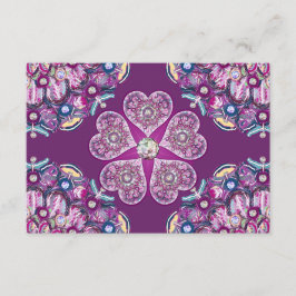 Kardinaal Red Rosace Informatiekaartje