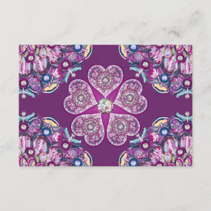 Kardinaal Red Rosace Informatiekaartje