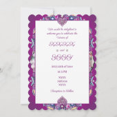 Kardinaal Red Rosace Kaart (Achterkant)