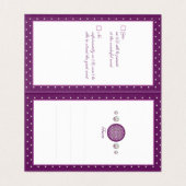 Kardinaal Red Rosace Kaart (Binnenkant ongevouwen)