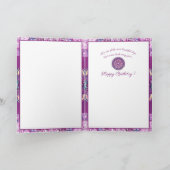 Kardinaal Red Rosace Kaart (Binnen)