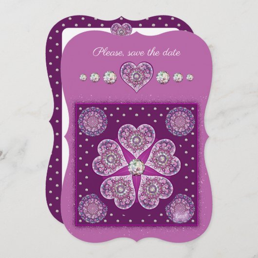 Kardinaal Red Rosace Kaart (Voorkant / Achterkant)