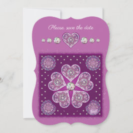 Kardinaal Red Rosace Kaart