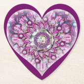 Kardinaal Red Rosace Kartonnen Onderzetters (Voorkant)