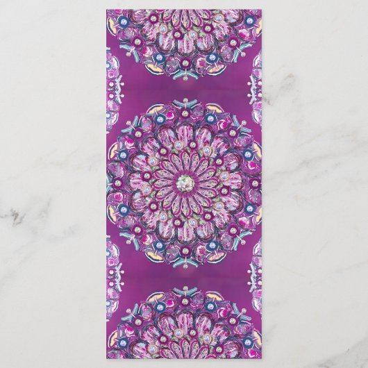 Kardinaal Red Rosace Menu (Achterkant)