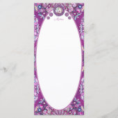 Kardinaal Red Rosace Menu (Voorkant)