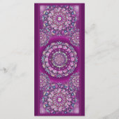 Kardinaal Red Rosace Menu (Achterkant)