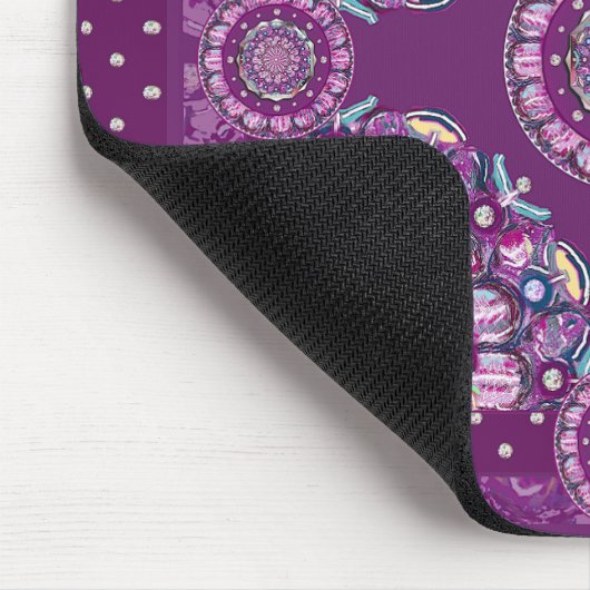 Kardinaal Red Rosace Muismat (Hoek)