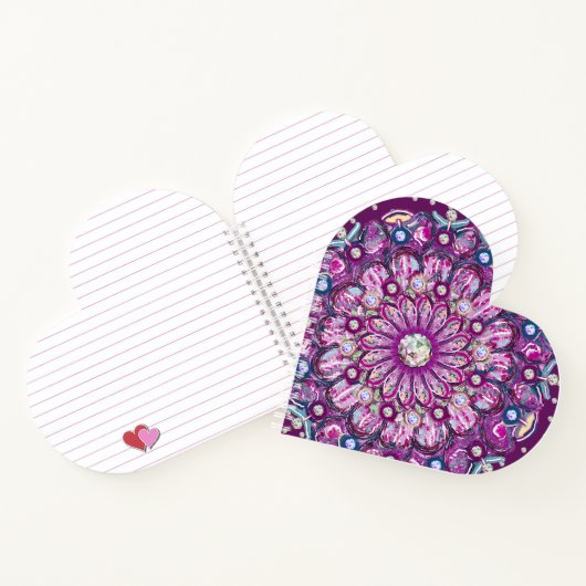 Kardinaal Red Rosace Notitieboek (Binnen)