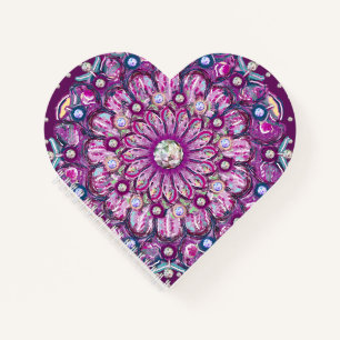 Kardinaal Red Rosace Notitieboek