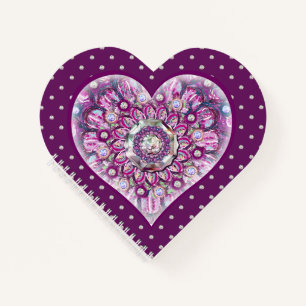 Kardinaal Red Rosace Notitieboek