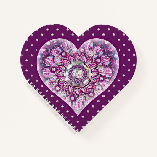 Kardinaal Red Rosace Notitieboek (Voorkant)