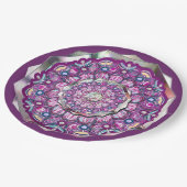 Kardinaal Red Rosace Papieren Bordje (Gekanteld)