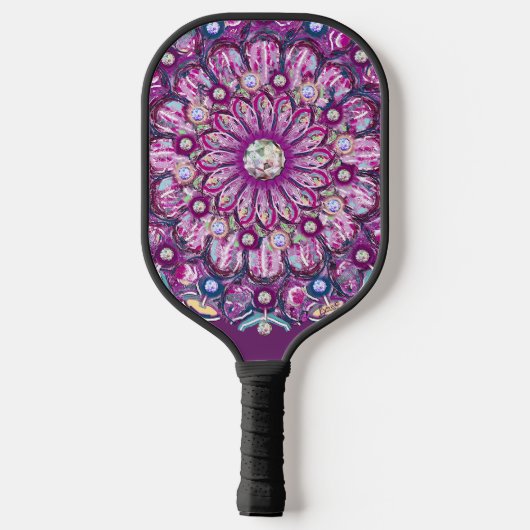 Kardinaal Red Rosace Pickleball Paddle (Achterkant)