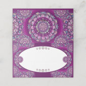 Kardinaal Red Rosace Plaatskaartje (Buitenkant ongevouwen)