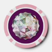 Kardinaal Red Rosace Poker Chips (Achterkant)