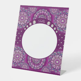 Kardinaal Red Rosace Reclamebord Met Voetstuk