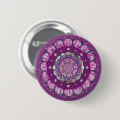 Kardinaal Red Rosace Ronde Button 5,7 Cm (Voorkant /achterkant)