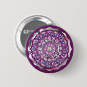 Kardinaal Red Rosace Ronde Button 5,7 Cm (Voorkant /achterkant)