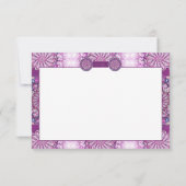 Kardinaal Red Rosace RSVP Kaartje (Achterkant)