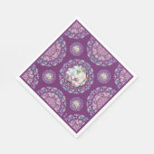 Kardinaal Red Rosace Servet (Hoek)