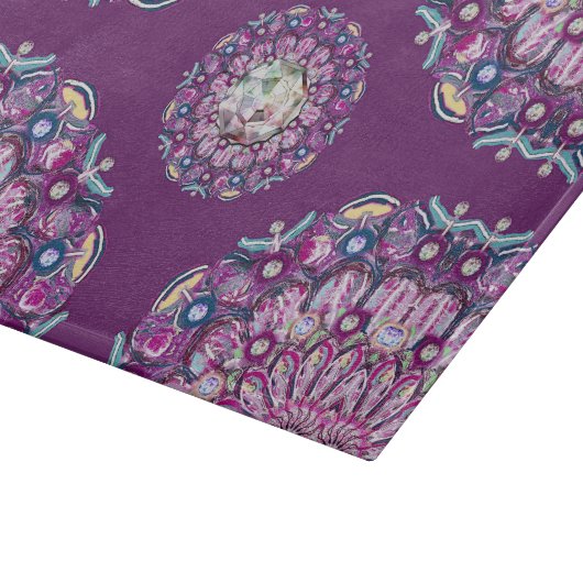 Kardinaal Red Rosace Snijplank (Hoek)