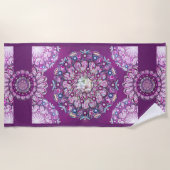 Kardinaal Red Rosace Strandlaken (Voorkant)