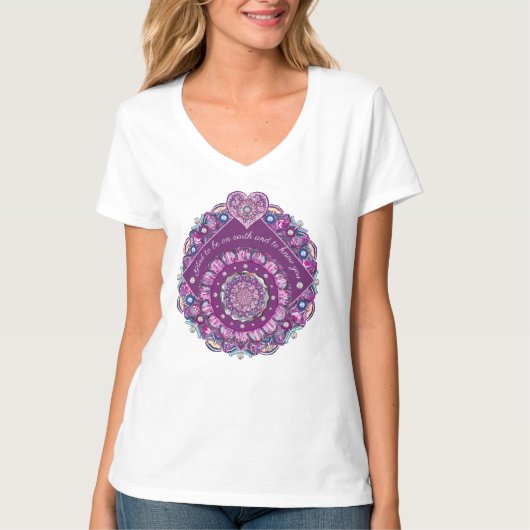 Kardinaal Red Rosace T-shirt (Voorkant)