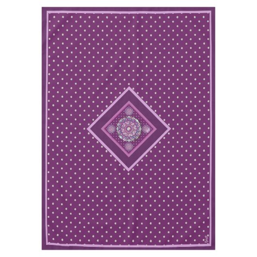 Kardinaal Red Rosace Tafelkleed (Voorkant)