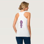 Kardinaal Red Rosace Tanktop (Volledige Achterkant)