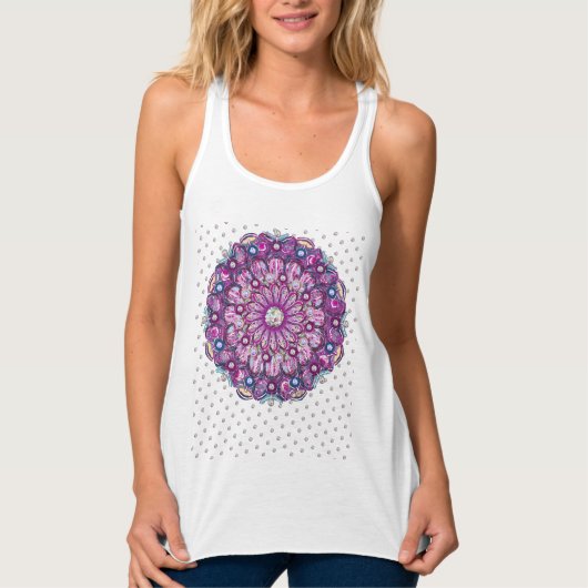Kardinaal Red Rosace Tanktop (Voorkant)