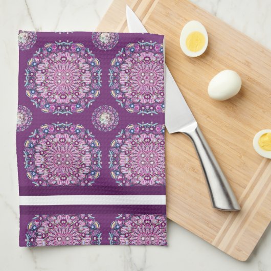 Kardinaal Red Rosace Theedoek (Quarter Fold)